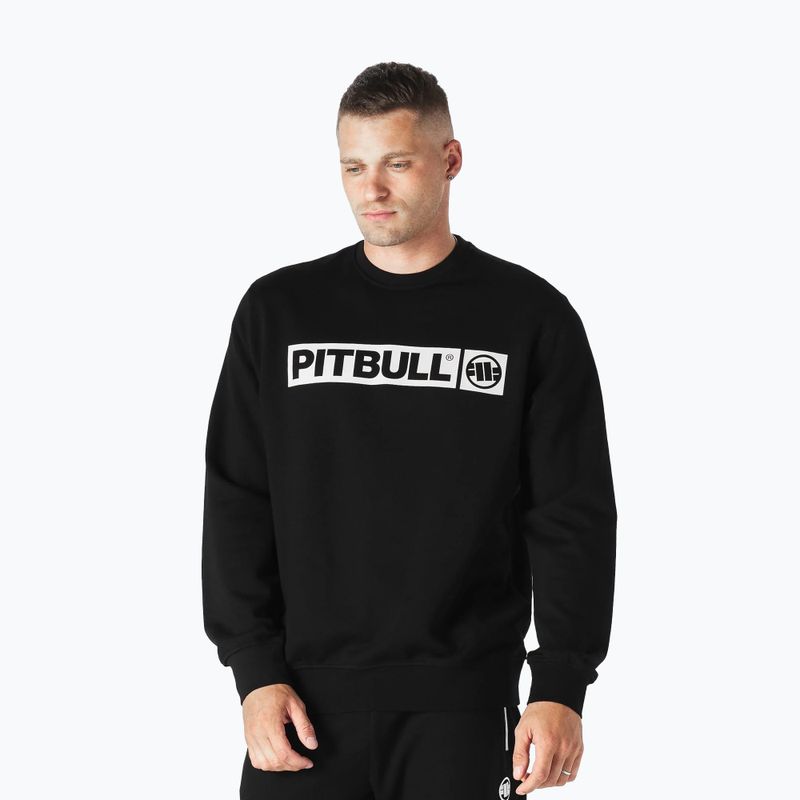 Кофта чоловіча Pitbull West Coast Crewneck Hilltop Terry Group black
