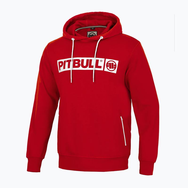 Кофта чоловіча Pitbull West Coast Hooded Hilltop Terry Group red 3
