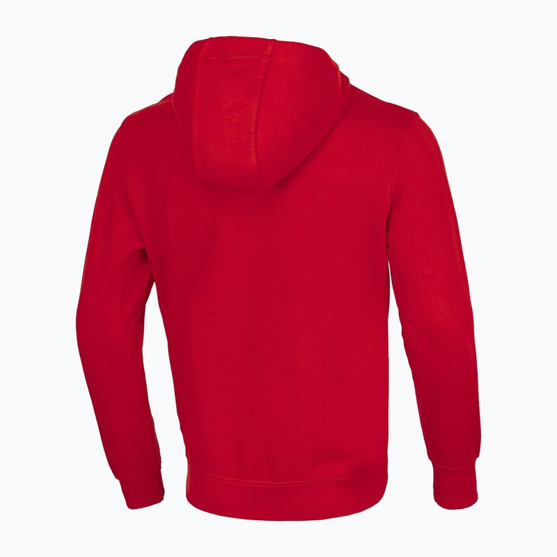 Кофта чоловіча Pitbull West Coast Hooded Hilltop Terry Group red 4
