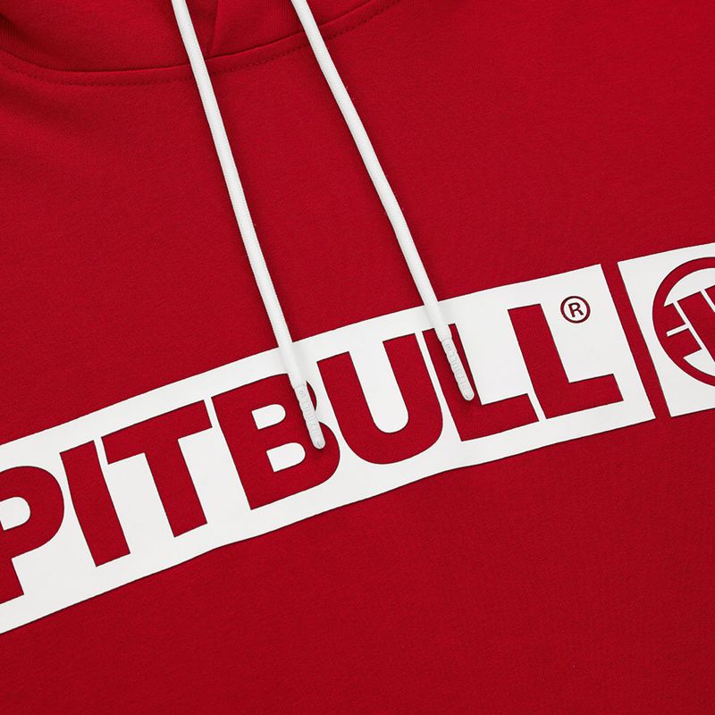 Кофта чоловіча Pitbull West Coast Hooded Hilltop Terry Group red 6