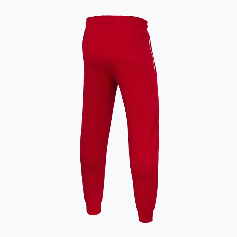 Штани чоловічі Pitbull West Coast Trackpants Small Logo Terry Group red 4