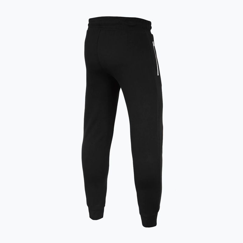 Штани чоловічі Pitbull West Coast Trackpants Small Logo Terry Group black 4