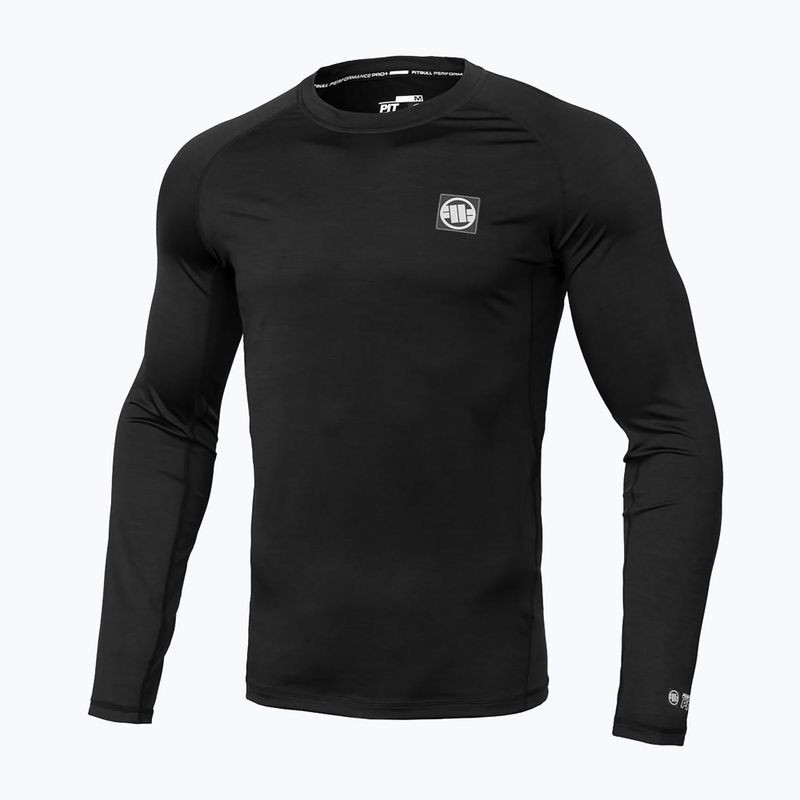 Рашгард лонгслів чоловічий Pitbull West Coast Performance Small Logo black 6