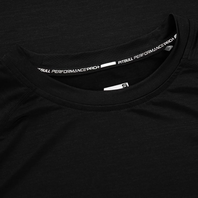 Рашгард лонгслів чоловічий Pitbull West Coast Performance Small Logo black 8