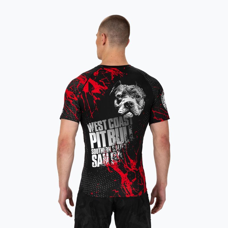 Рашгард чоловічий Pitbull West Coast Blood Dog 2 Rash black 3