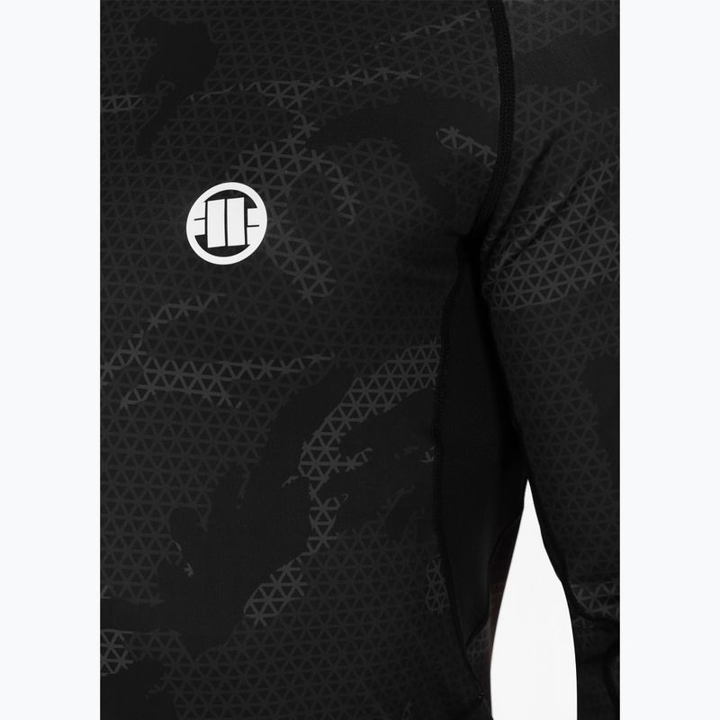 Рашгард лонгслів чоловічий Pitbull West Coast Net Camo 2 Rash black camo 5