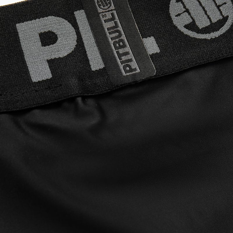 Шорти компресійні чоловічі Pitbull West Coast Masters of BJJ Hilltop black 6