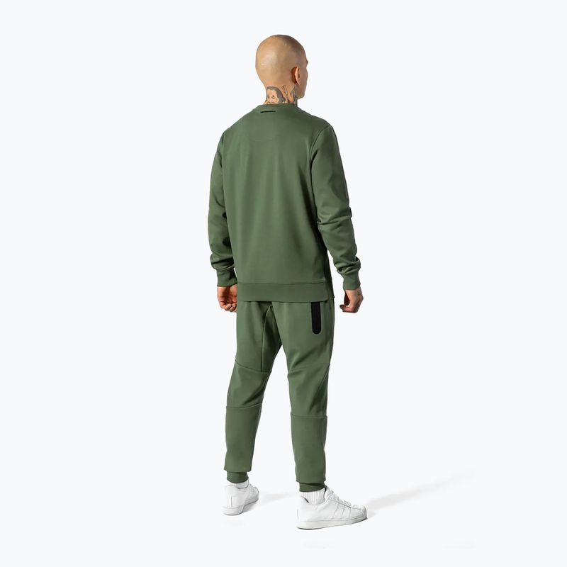 Чоловічий світшот Pitbull West Coast Beyer Crewneck оливковий 4