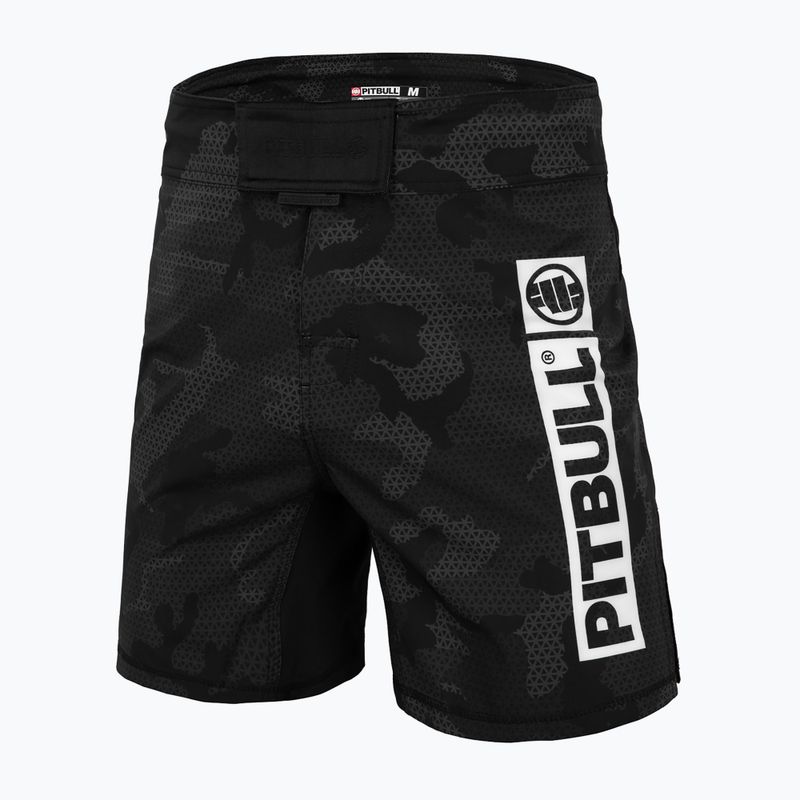 Шорти для грепплінгу чоловічі Pitbull West Coast Grappling 3 Net Camo Hilltop 2 black