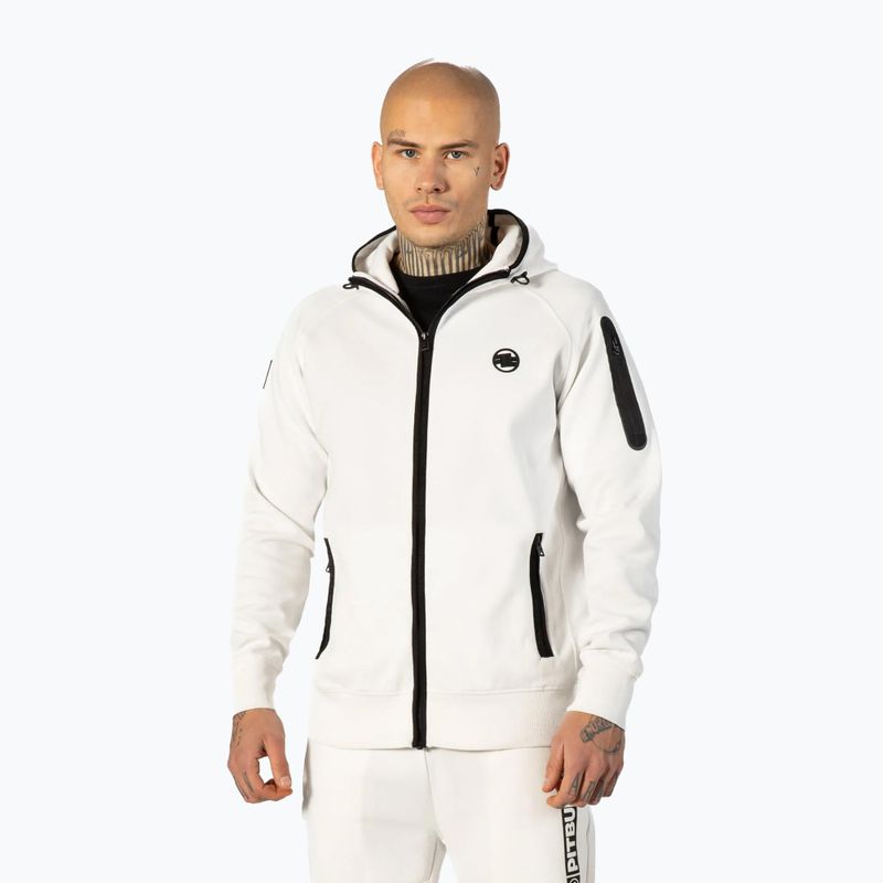 Кофта чоловіча Pitbull West Coast Hermes Hooded Zip off white