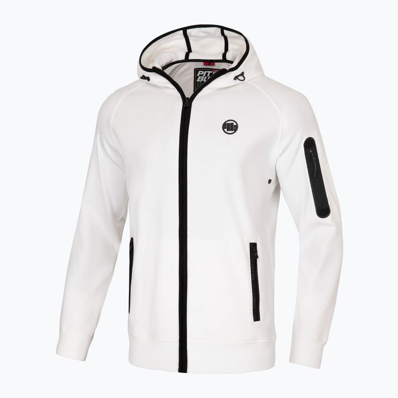 Кофта чоловіча Pitbull West Coast Hermes Hooded Zip off white 3