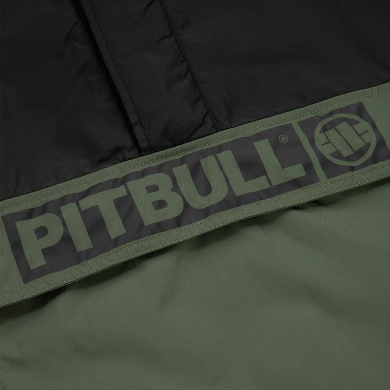 Чоловіча куртка Pitbull West Coast Loring Two-Color Kangaroo чорна/оливкова 7