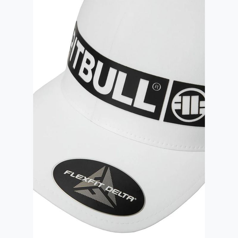 Кепка Pitbull Snapback ,,Hilltop" Stretch Fitted white 4