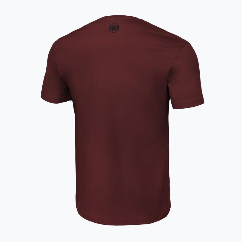 Футболка чоловіча Pitbull West Coast T-S Classic Boxing burgundy 2