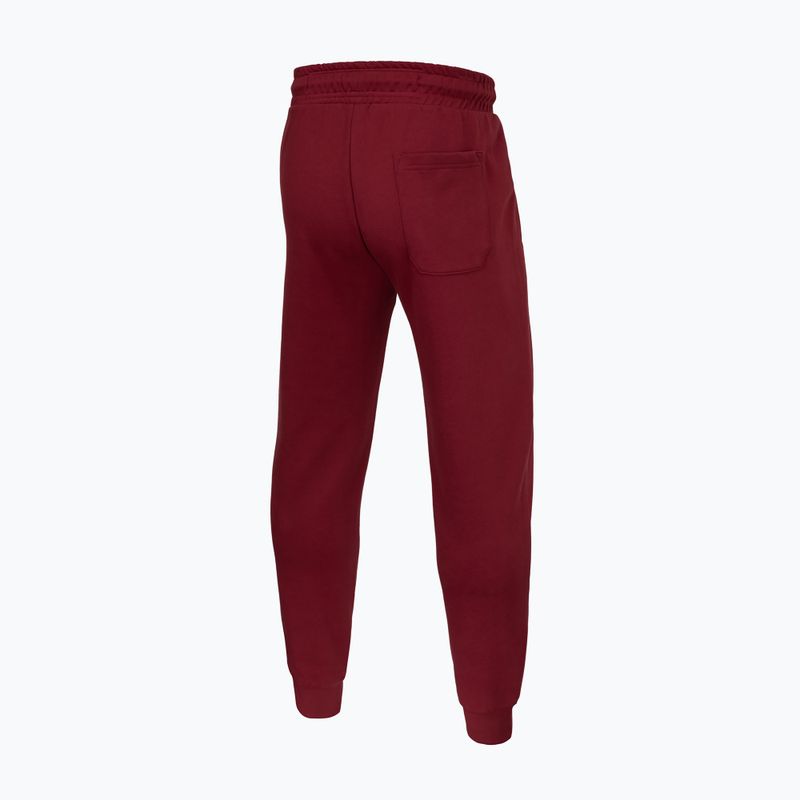 Штани чоловічі Pitbull West Coast Everts Jogging burgundy 2