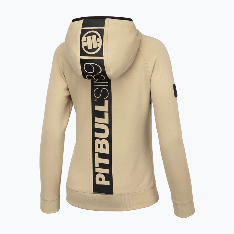 Кофта чоловіча Pitbull West Coast Fuchsia Hooded Zip sand 2