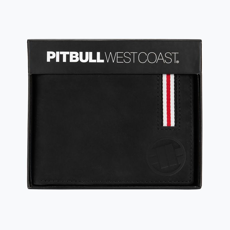 Гаманець чоловічий Pitbull Lin Wood 2 Embosed Leather black