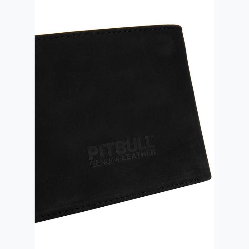 Гаманець чоловічий Pitbull Lin Wood 2 Embosed Leather black 6