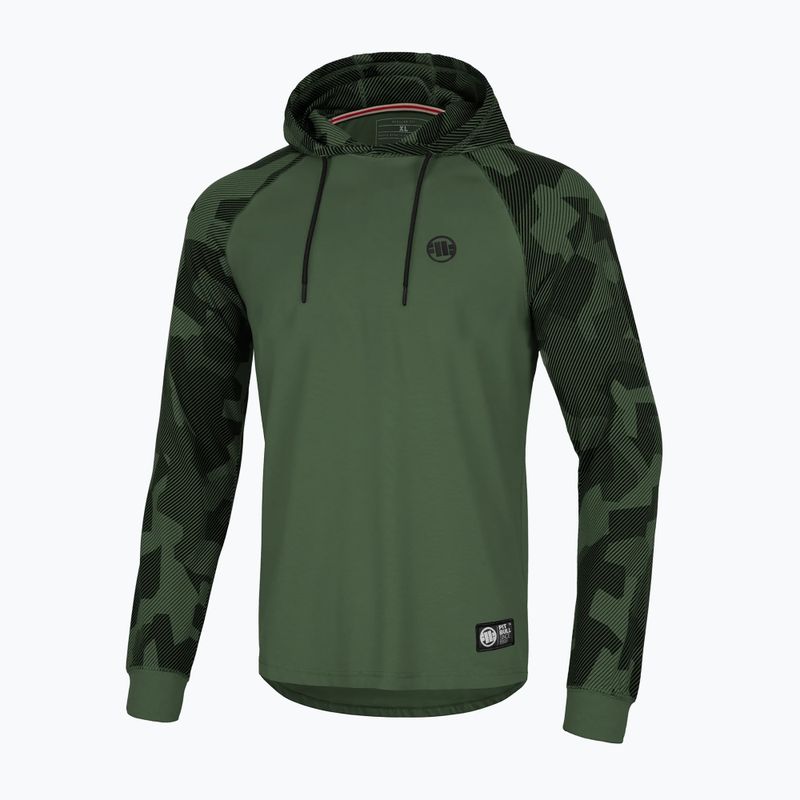 Кофта чоловіча Pitbull West Coast Mercado Hooded Small Logo olive dillard