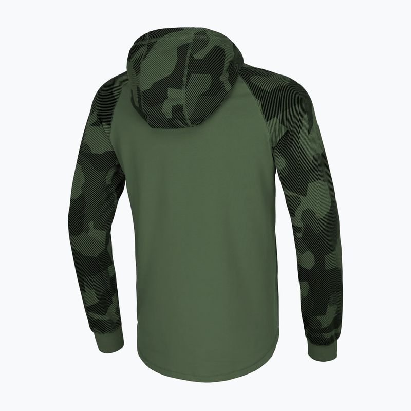 Кофта чоловіча Pitbull West Coast Mercado Hooded Small Logo olive dillard 2