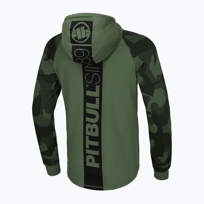 Кофта чоловіча Pitbull West Coast Hilltop Hooded olive 2