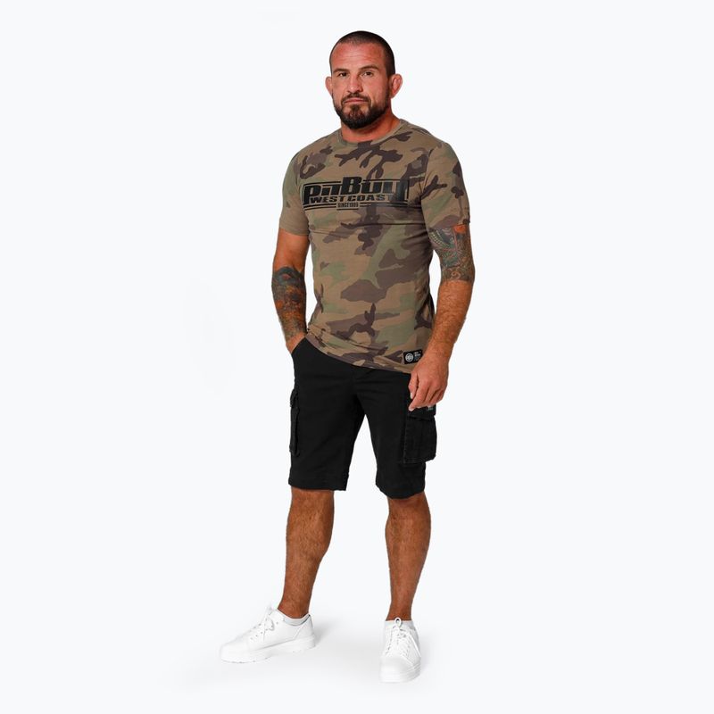 Футболка чоловіча Pitbull West Coast Classic Boxing woodland camo 2