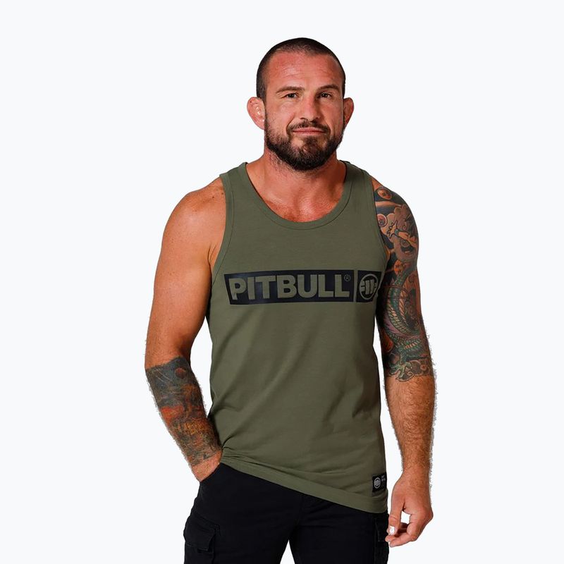 Футболка чоловіча Pitbull Hilltop Tank Top olive
