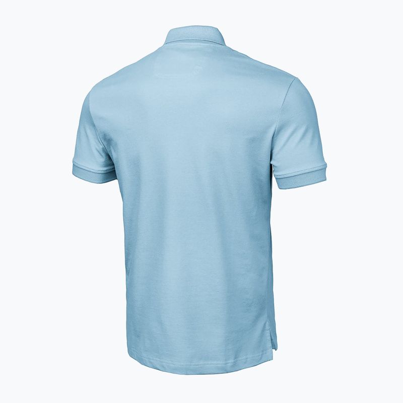 Футболка поло чоловіча Pitbull West Coast Polo Pique Regular light blue 2