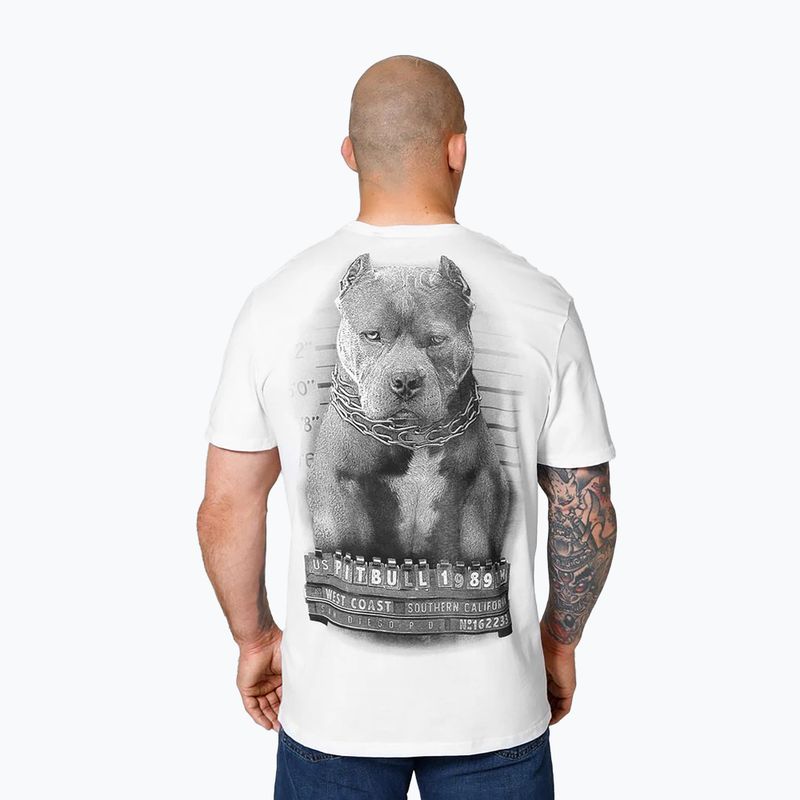Чоловіча футболка Pitbull West Coast Mugshot 2 біла 3