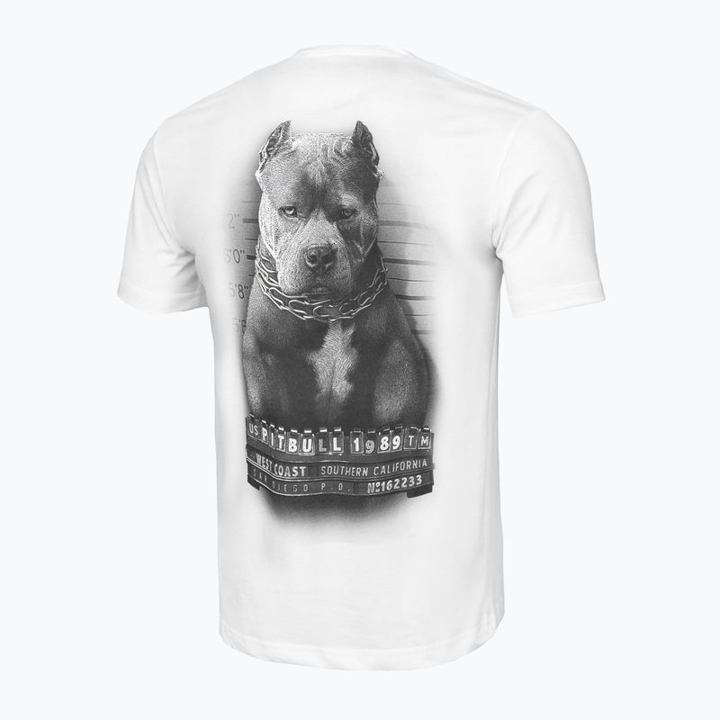 Чоловіча футболка Pitbull West Coast Mugshot 2 біла 5