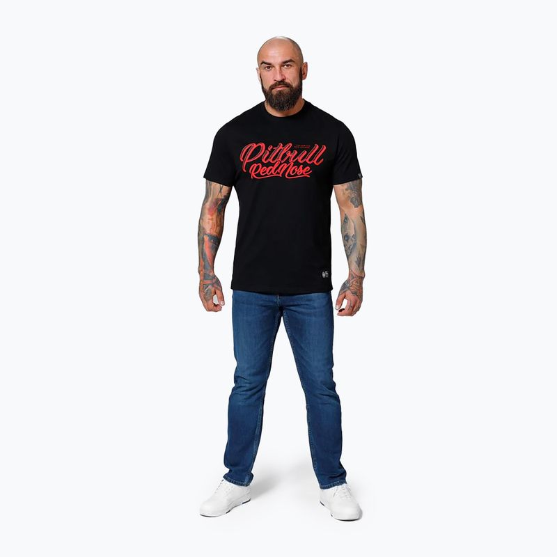 Чоловіча футболка Pitbull West Coast Red Nose 23 чорна 2