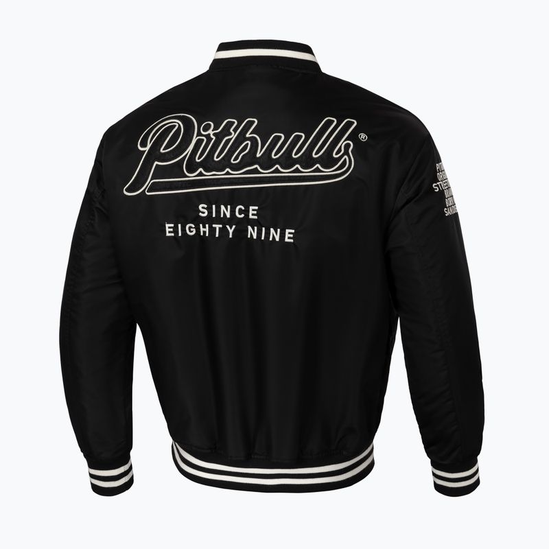 Куртка зимова чоловіча Pitbull Seabridge Varsity black 3