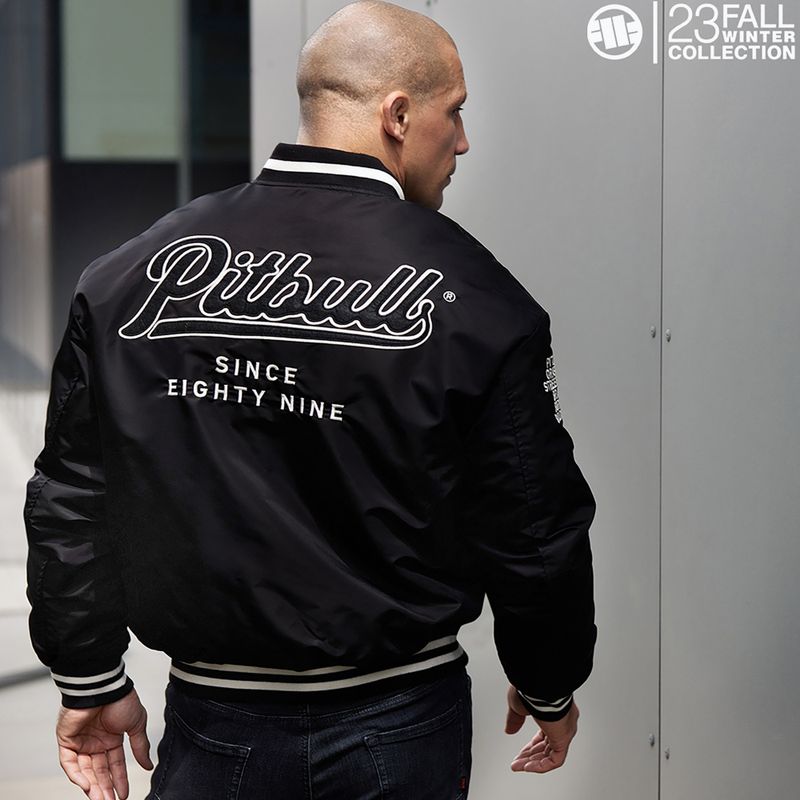 Куртка зимова чоловіча Pitbull Seabridge Varsity black 10