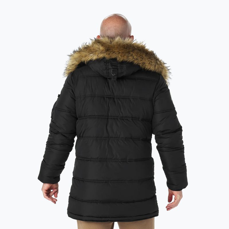 Куртка зимова чоловіча Pitbull West Coast Parka Kingston black 2