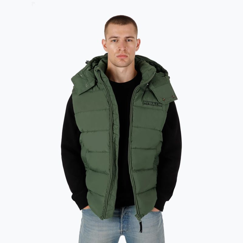 Куртка зимова чоловіча Pitbull West Coast Perseus Hooded Vest olive