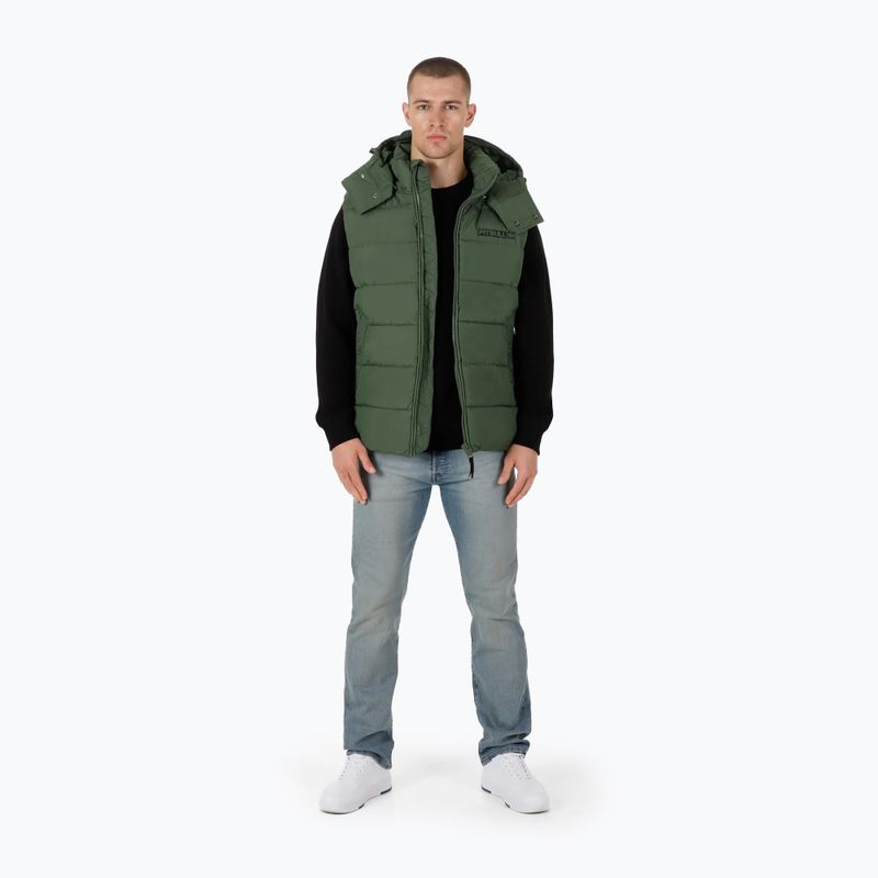 Куртка зимова чоловіча Pitbull West Coast Perseus Hooded Vest olive 2