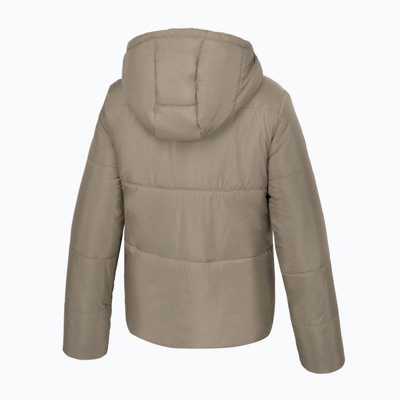 Куртка зимова жіноча Pitbull West Coast Jenell Quilted Hooded dark sand 4