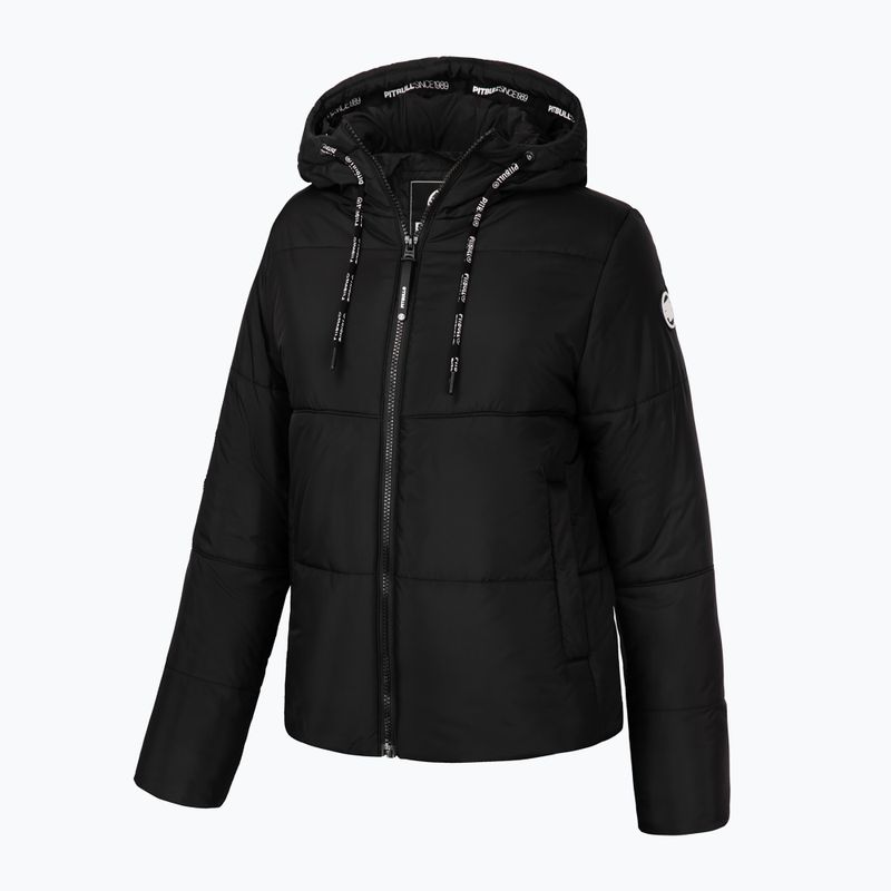 Куртка зимова жіноча Pitbull West Coast Jenell Quilted Hooded black 3