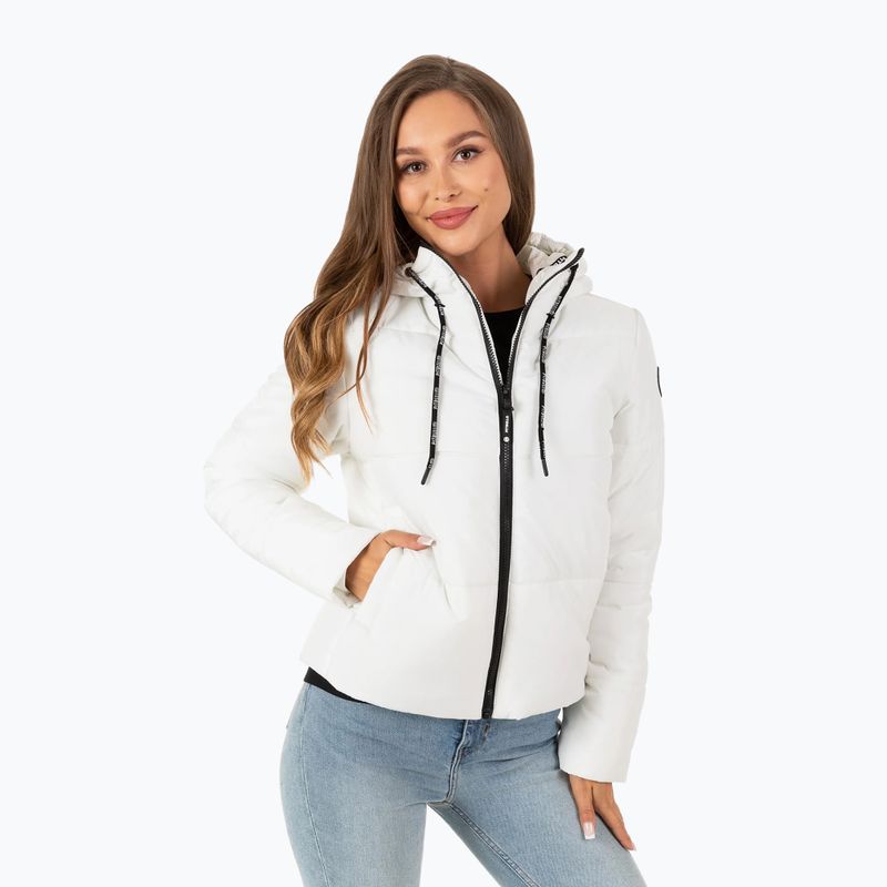 Куртка зимова жіноча Pitbull West Coast Jenell Quilted Hooded white