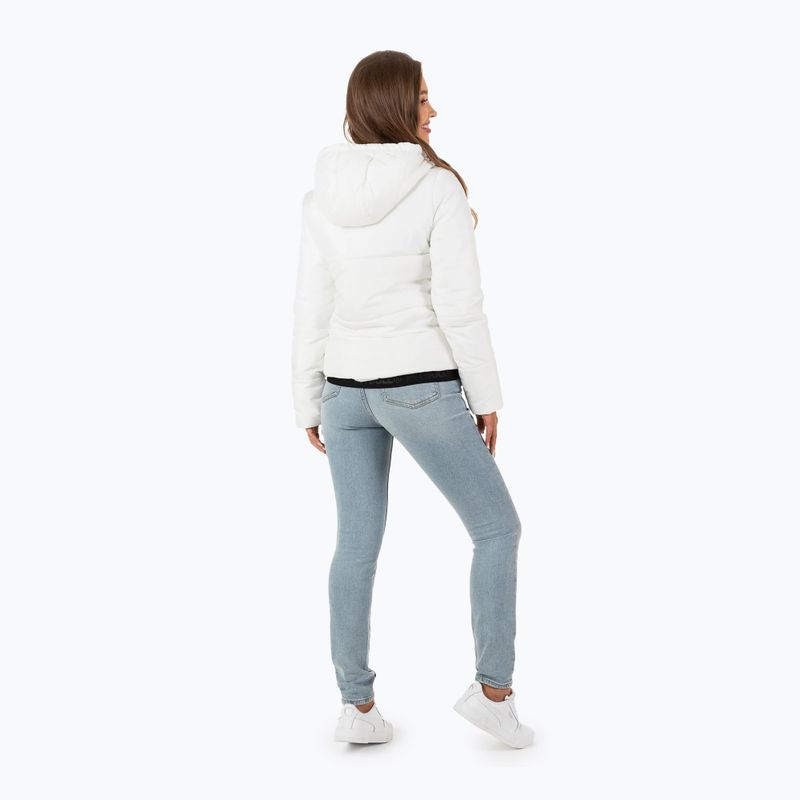 Куртка зимова жіноча Pitbull West Coast Jenell Quilted Hooded white 2