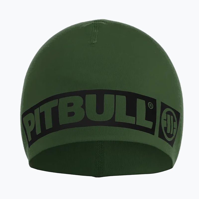 Зимова шапка Pitbull West Coast Beanie Hilltop 2 оливкова 2