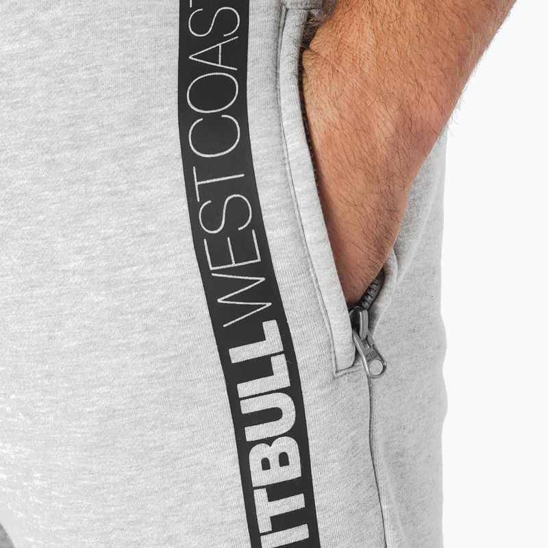 Чоловічі бігові штани Pitbull West Coast New Hilltop Jogging сірі/меланжеві 2