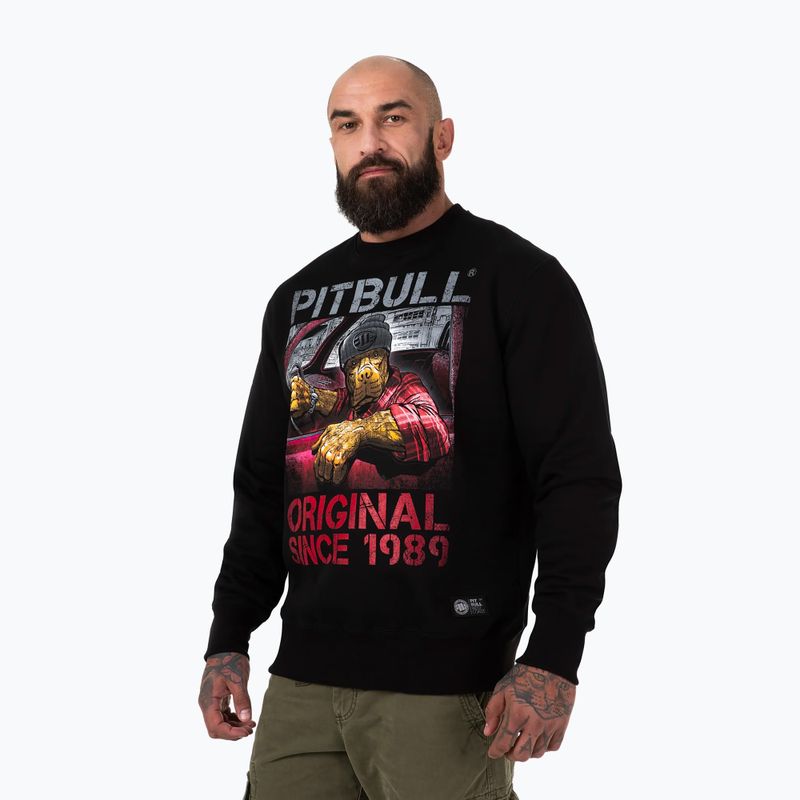 Чоловічий світшот Pitbull West Coast Drive Crewneck Crewneck чорний