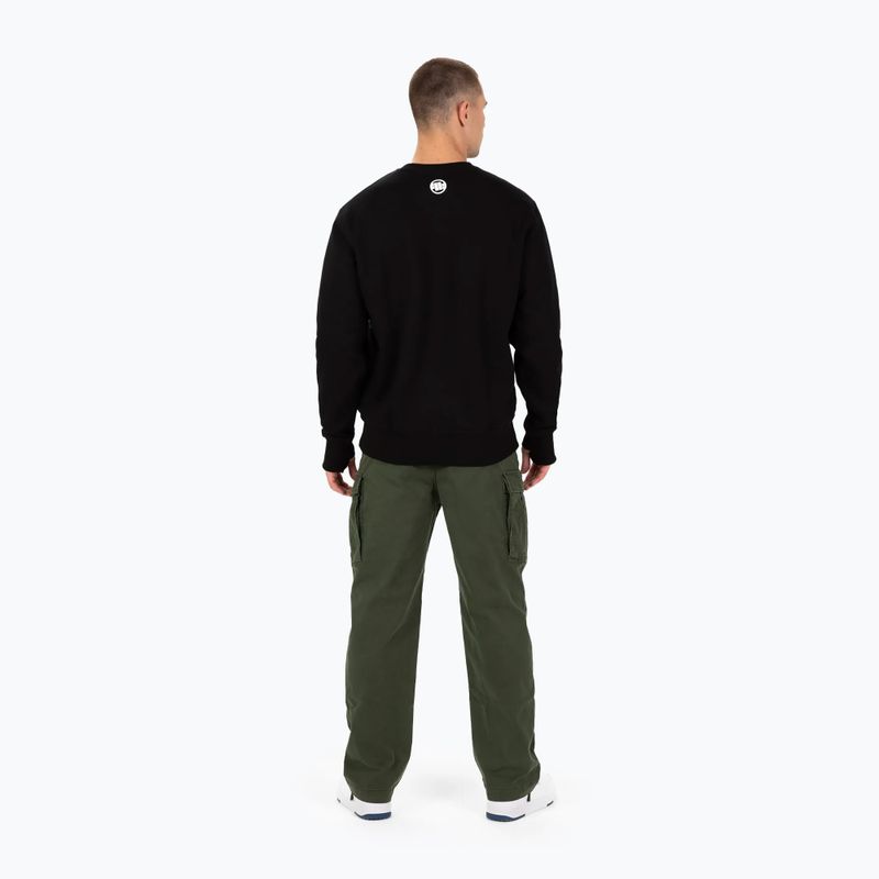 Чоловічий світшот Pitbull West Coast Steel Logo Crewneck Crewneck чорний 2