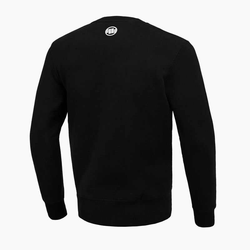 Чоловічий світшот Pitbull West Coast Steel Logo Crewneck Crewneck чорний 4