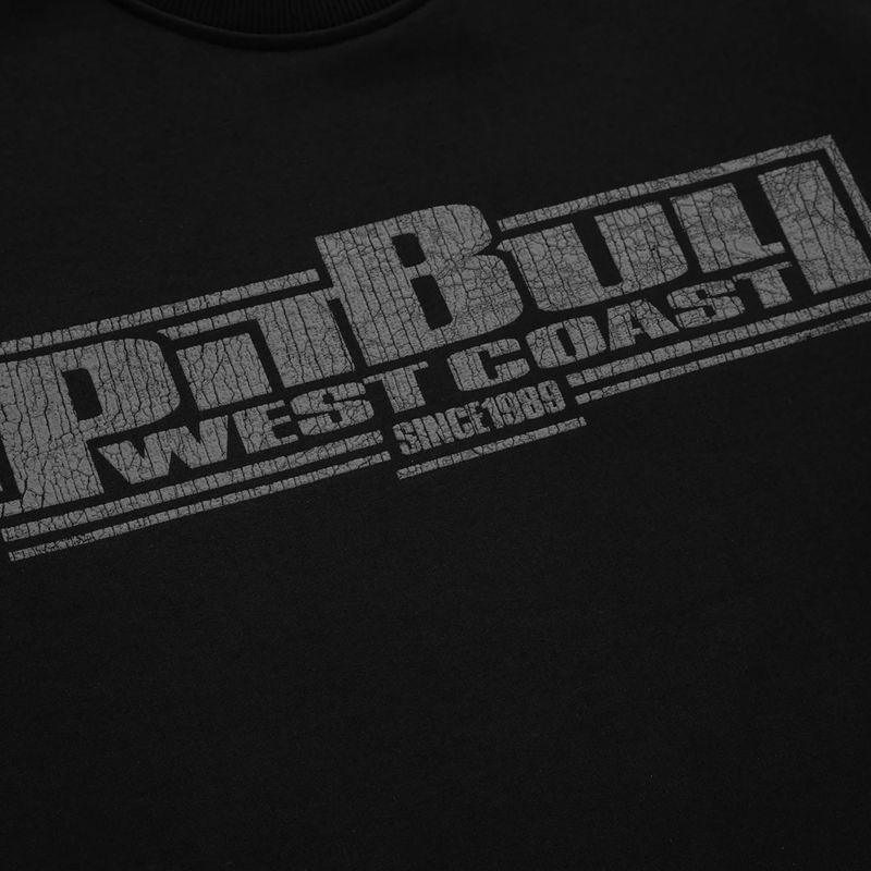 Чоловічий світшот Pitbull West Coast Boxing FD Crewneck чорний 5