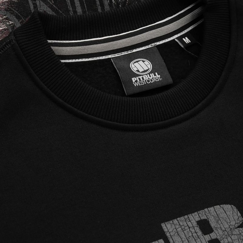 Чоловічий світшот Pitbull West Coast Boxing FD Crewneck чорний 6