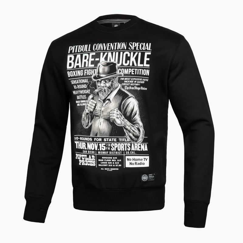 Чоловічий світшот Pitbull West Coast Bare Knuckle Crewneck Crewneck чорний 2