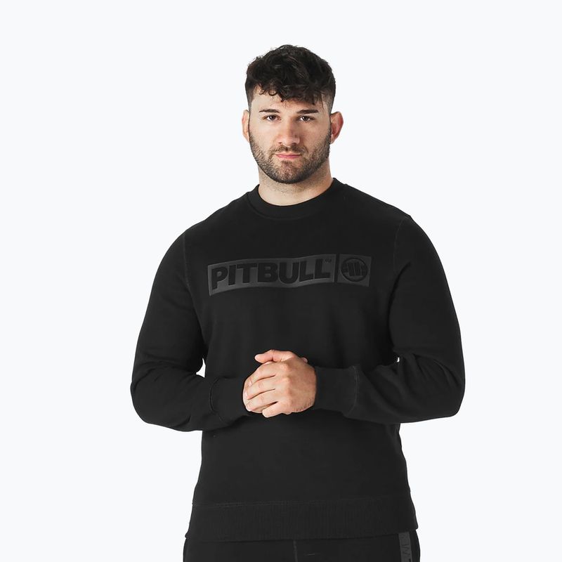 Чоловічий світшот Pitbull Hilltop Crewneck Crewneck чорний