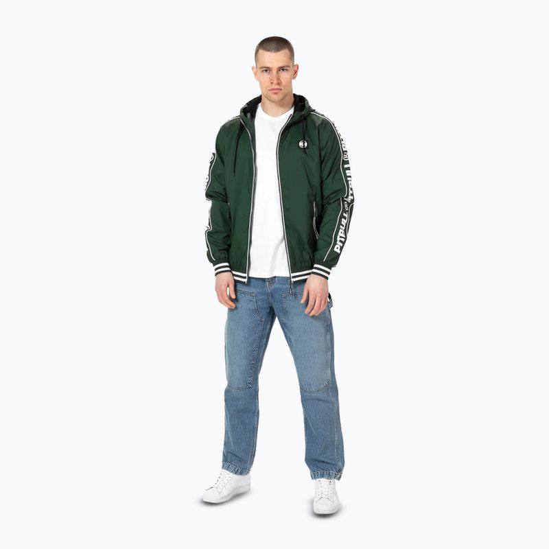 Куртка чоловіча Pitbull Whitewood Hooded Nylon green 2